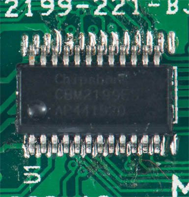 Solution model for CBM2199ES